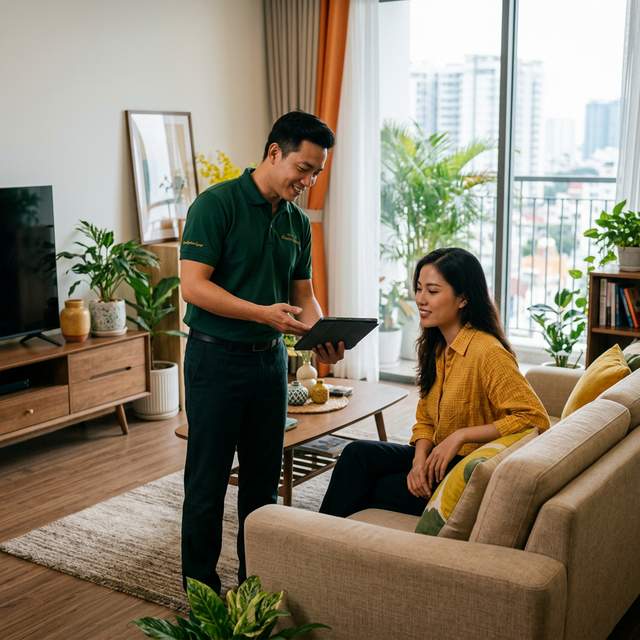 Bước 1: Khảo sát thực tế và báo giá